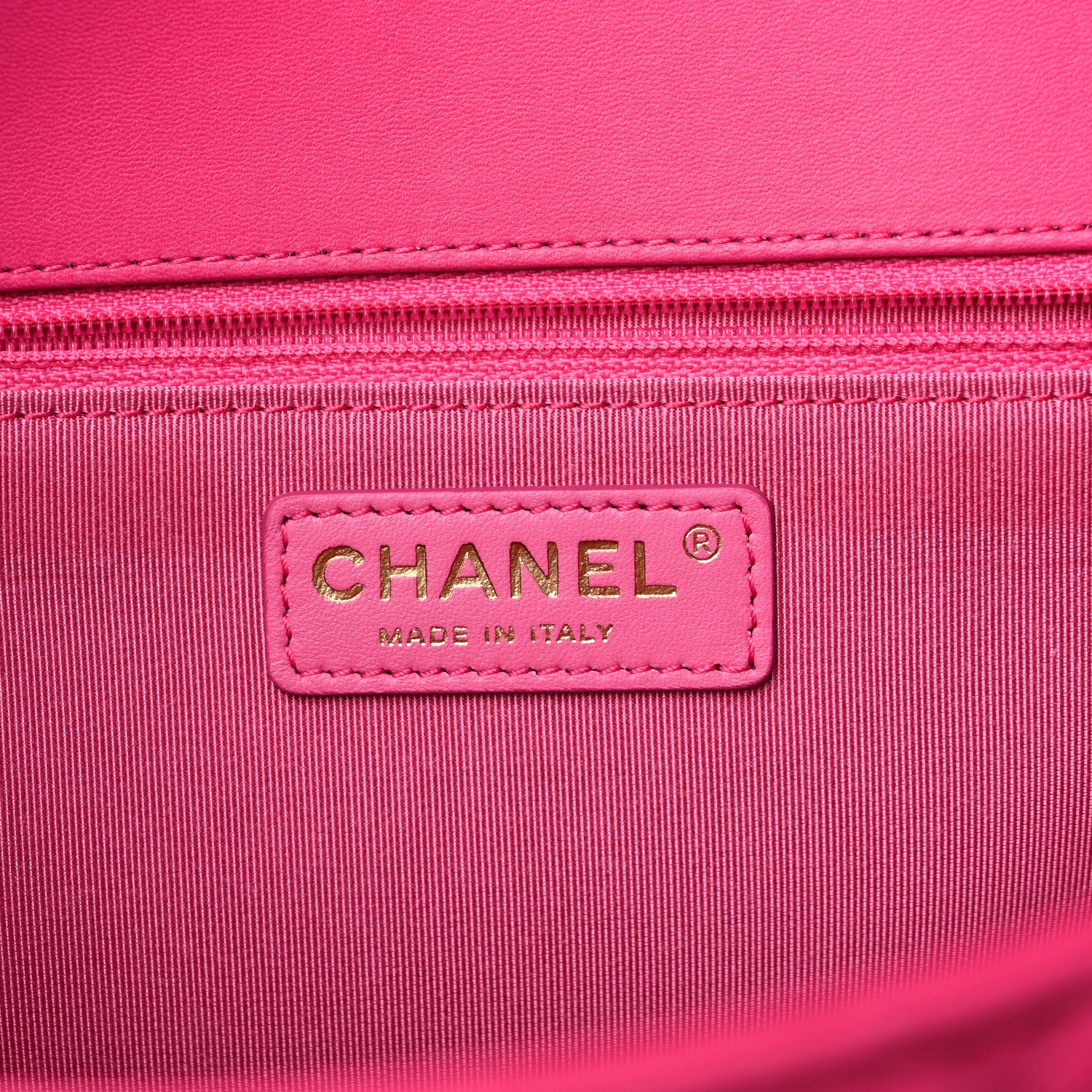 Chanel Lambskin Quilted Jumbo Mademoiselle Chic Flap Fuchsia 5 of 12
