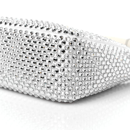 Prada Satin Crystal Mini Re-Edition 2000 Bag White 8 of 8
