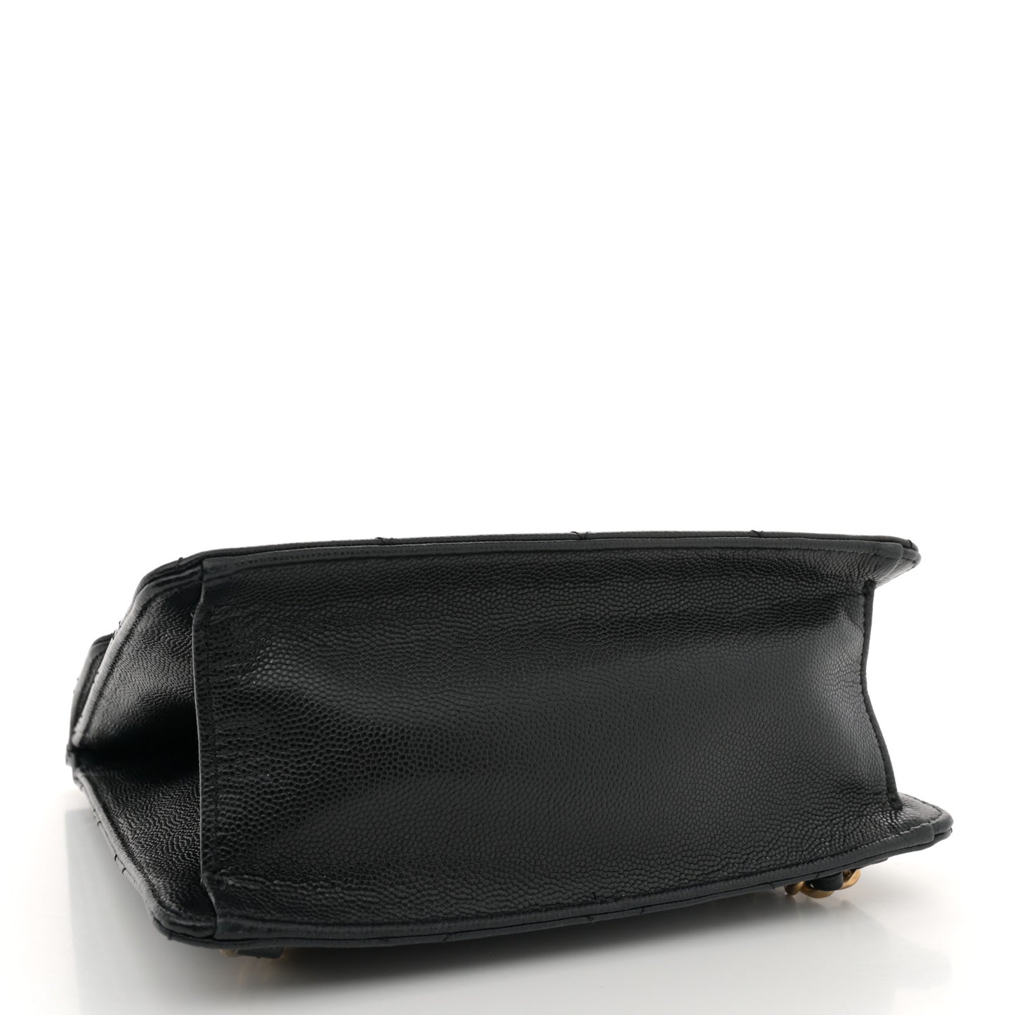 Caviar Quilted Chain Backpack Black