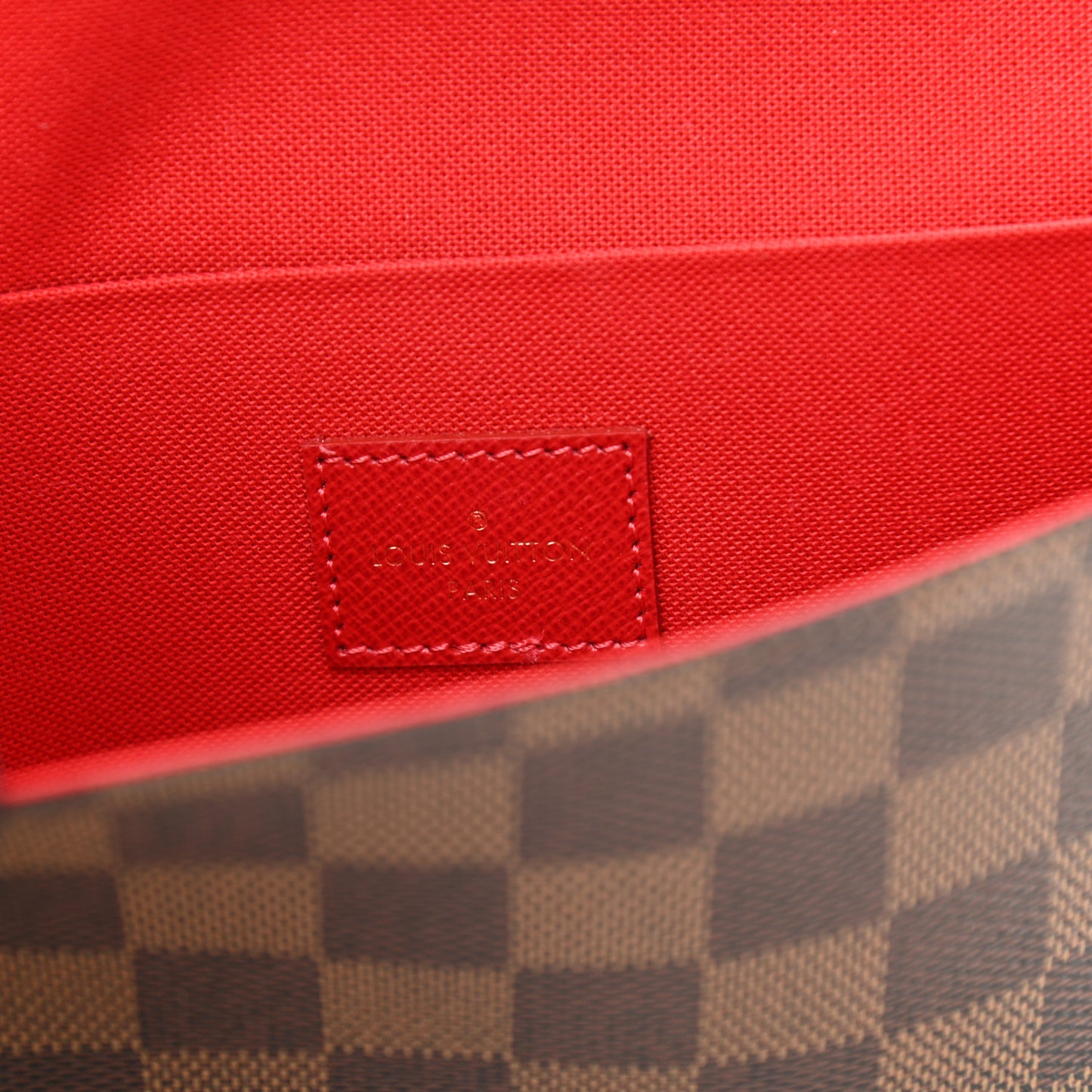 Damier Ebene Pochette Felicie Chain Wallet