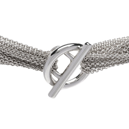 Tiffany Sterling Silver Heart Mesh Necklace 4 of 5