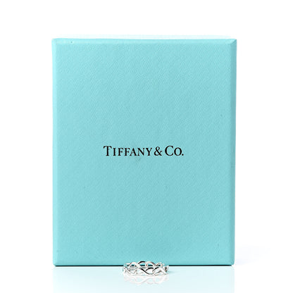 Tiffany Sterling Silver Narrow Infinity Band Ring 49 4.75 6 of 6