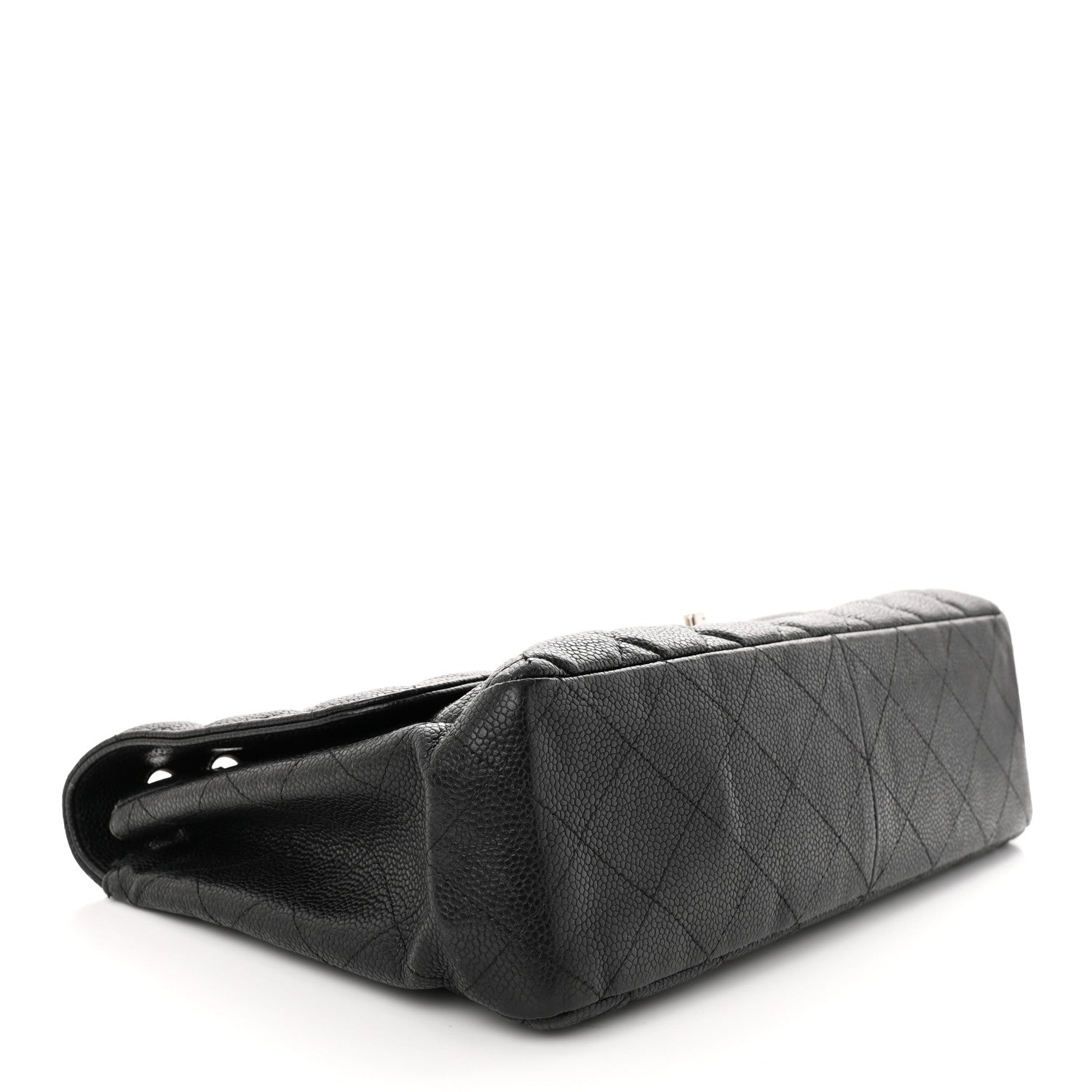 Chanel Caviar Quilted Jumbo Single Flap Black 4 of 13