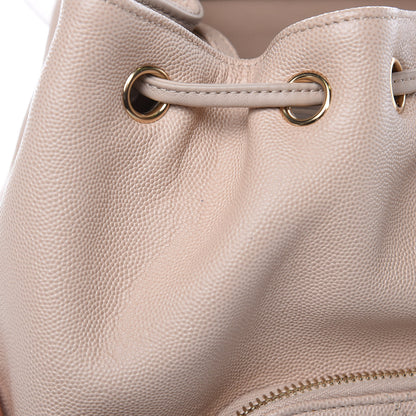 Chanel Caviar Quilted Business Affinity Backpack Beige 8 of 14