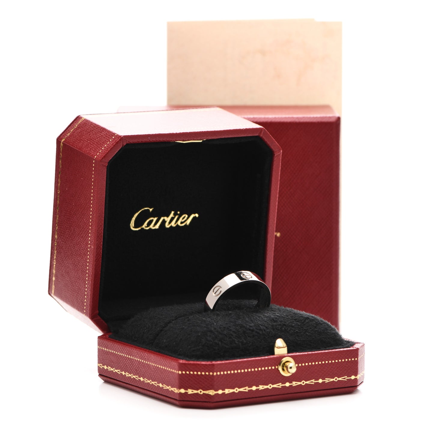 18K White Gold 5.5mm LOVE Ring 66 11.5