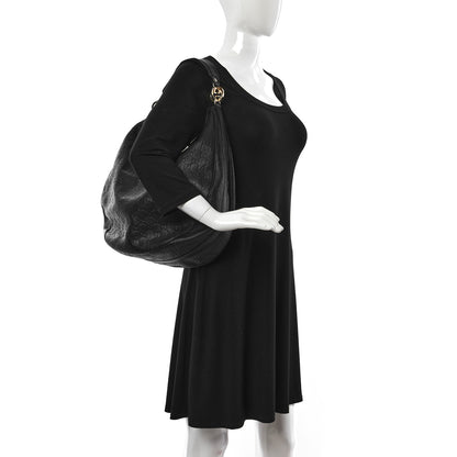 Gucci Guccissima Large GG Twins Hobo Black 2 of 14