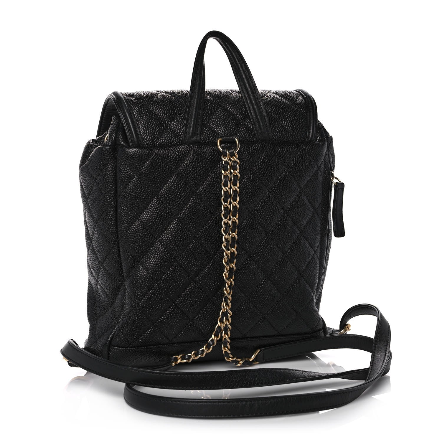 Chanel Caviar Quilted Filigree Backpack Black 3 of 18