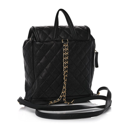 Chanel Caviar Quilted Filigree Backpack Black 3 of 18