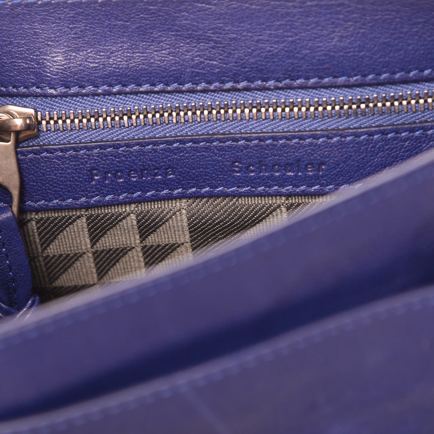 Lambskin PS1 Mini Pouch Messenger Cobalt Blue
