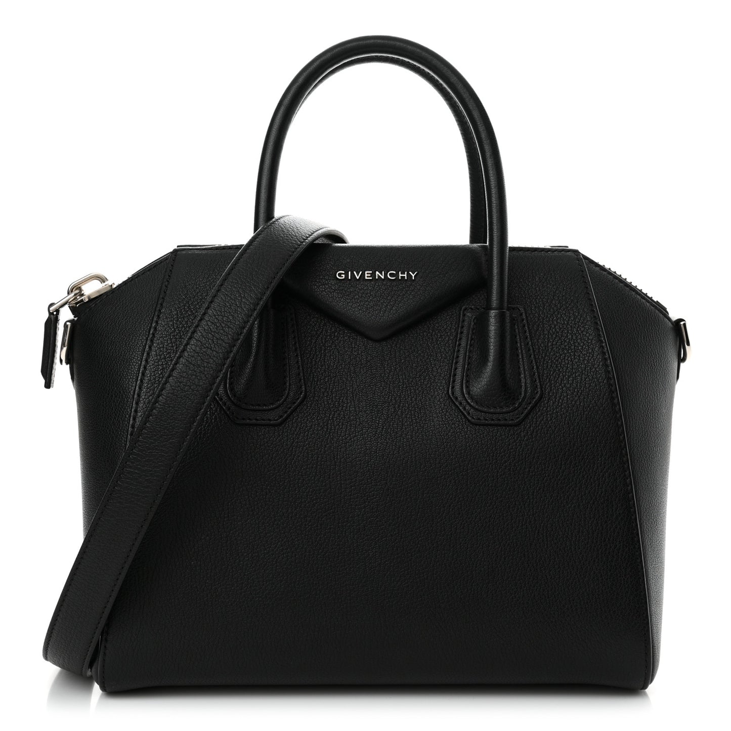 Sugar Goatskin Small Antigona Black