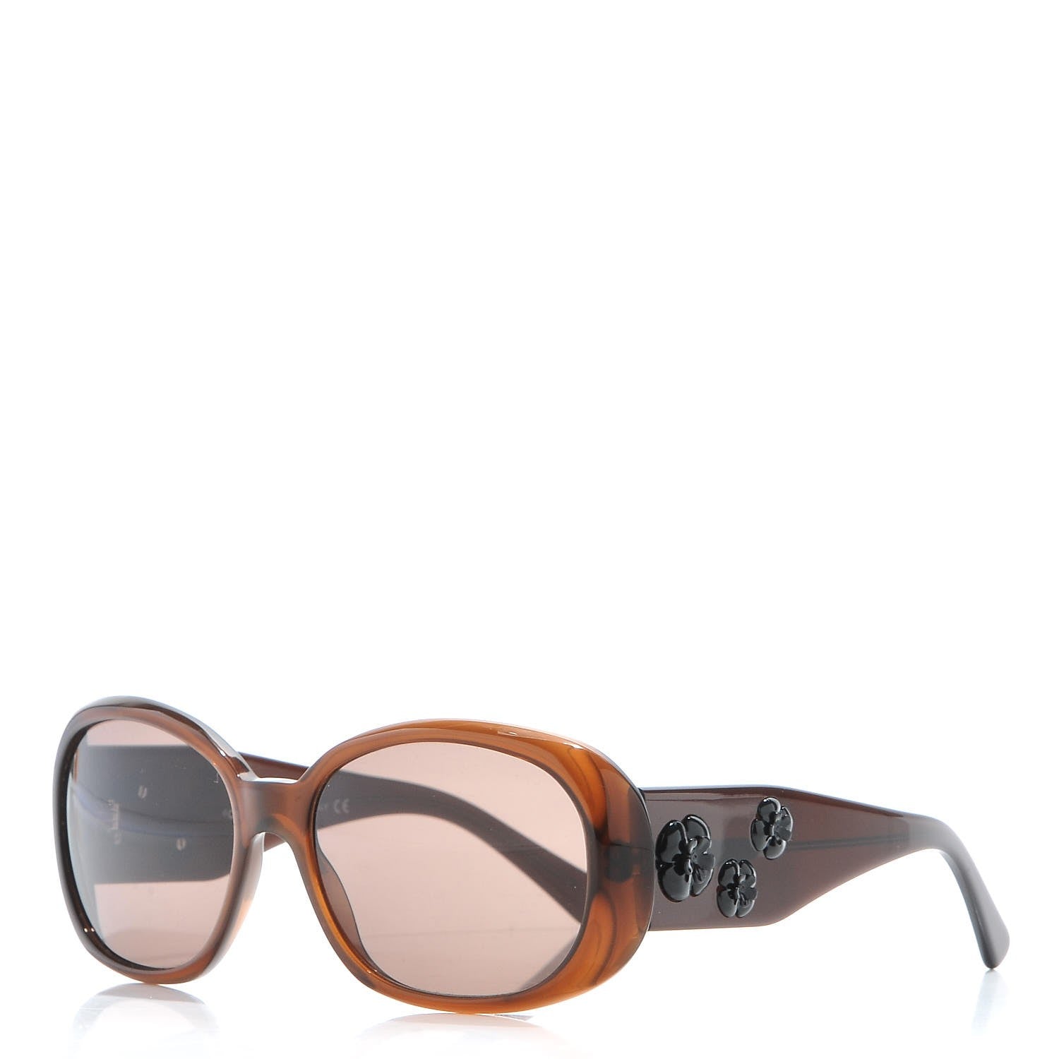 Chanel Camellia CC Sunglasses 5113 Brown 1 of 7