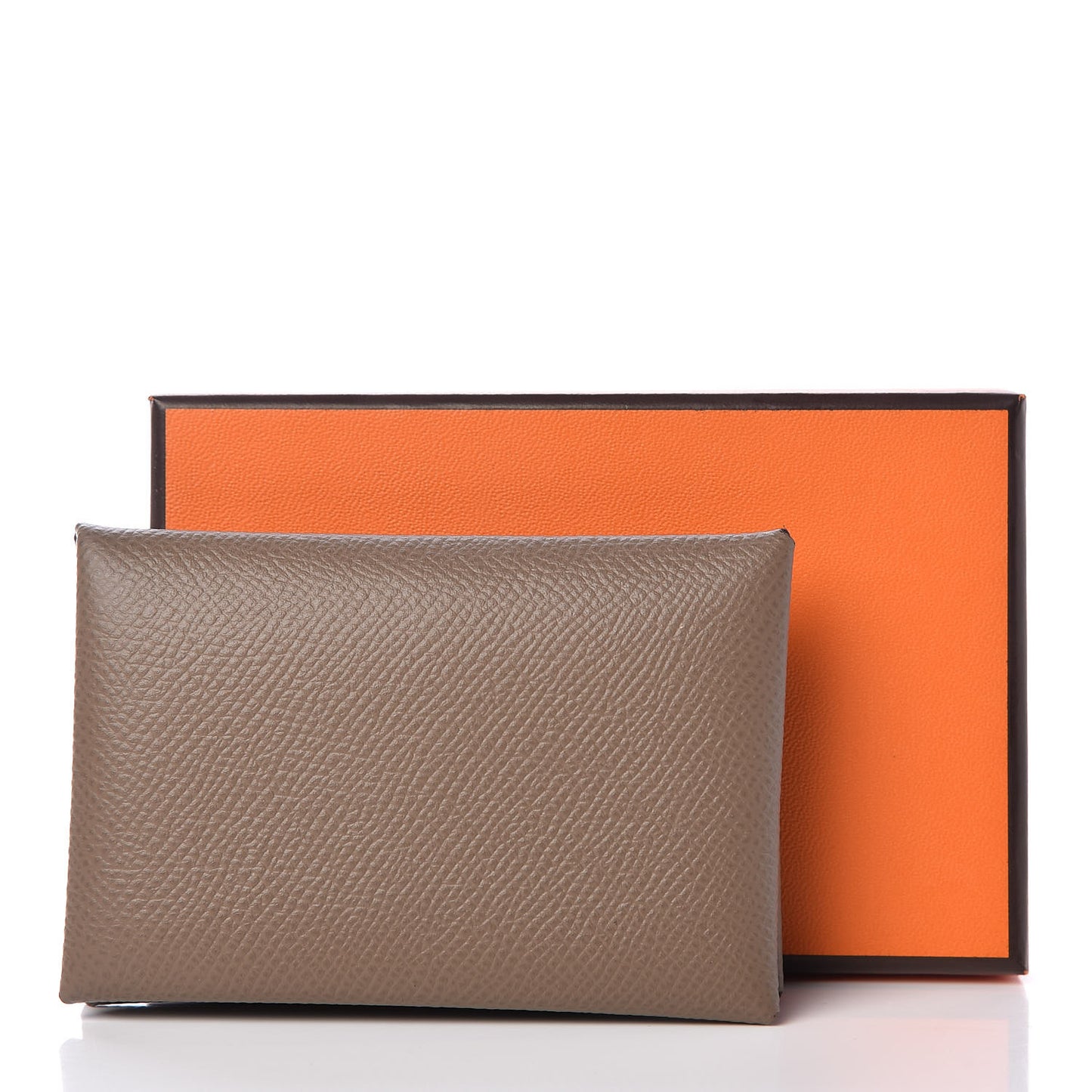 Epsom Calvi Card Case Etoupe