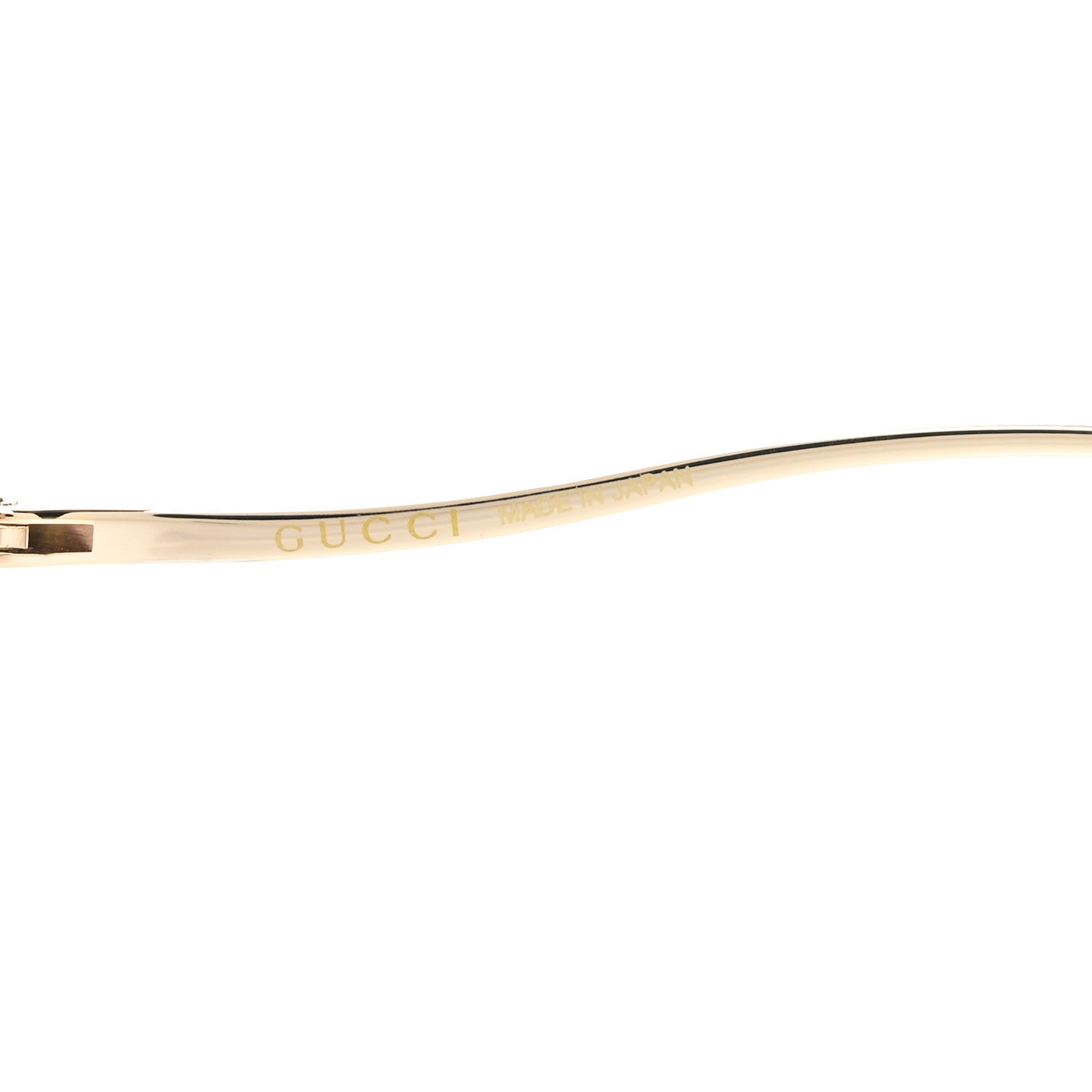 Rimless Sunglasses GG0352S Gold Flash Pink