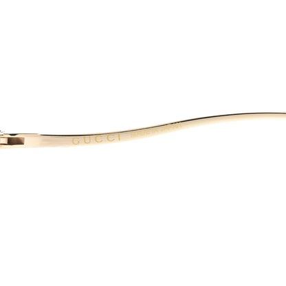 Gucci Rimless Sunglasses GG0352S Gold Flash Pink 5 of 7