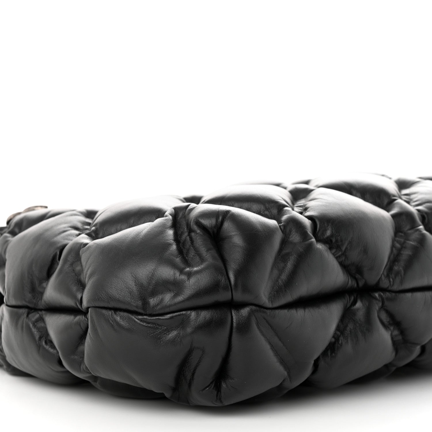 Chanel Calfskin Quilted Chesterfield Shoulder Bag Black 10 of 11