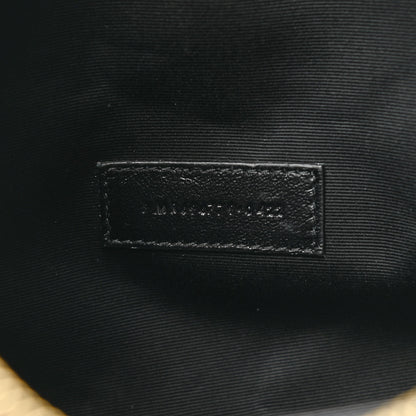 Saint Laurent Lambskin Monogram Medium Sade Puffer Pouch Black 7 of 7