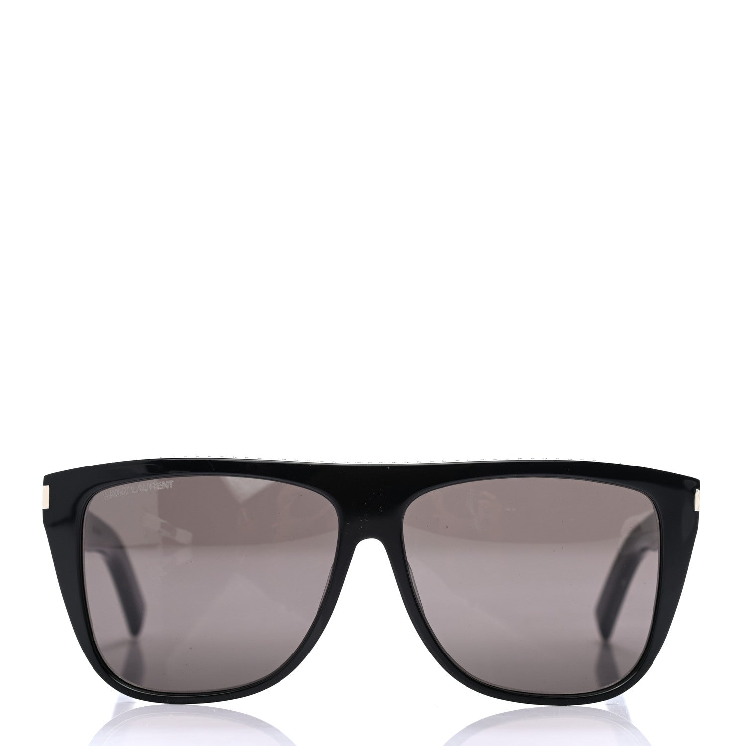 Saint Laurent Studded Sunglasses SL1 022 Black 2 of 7