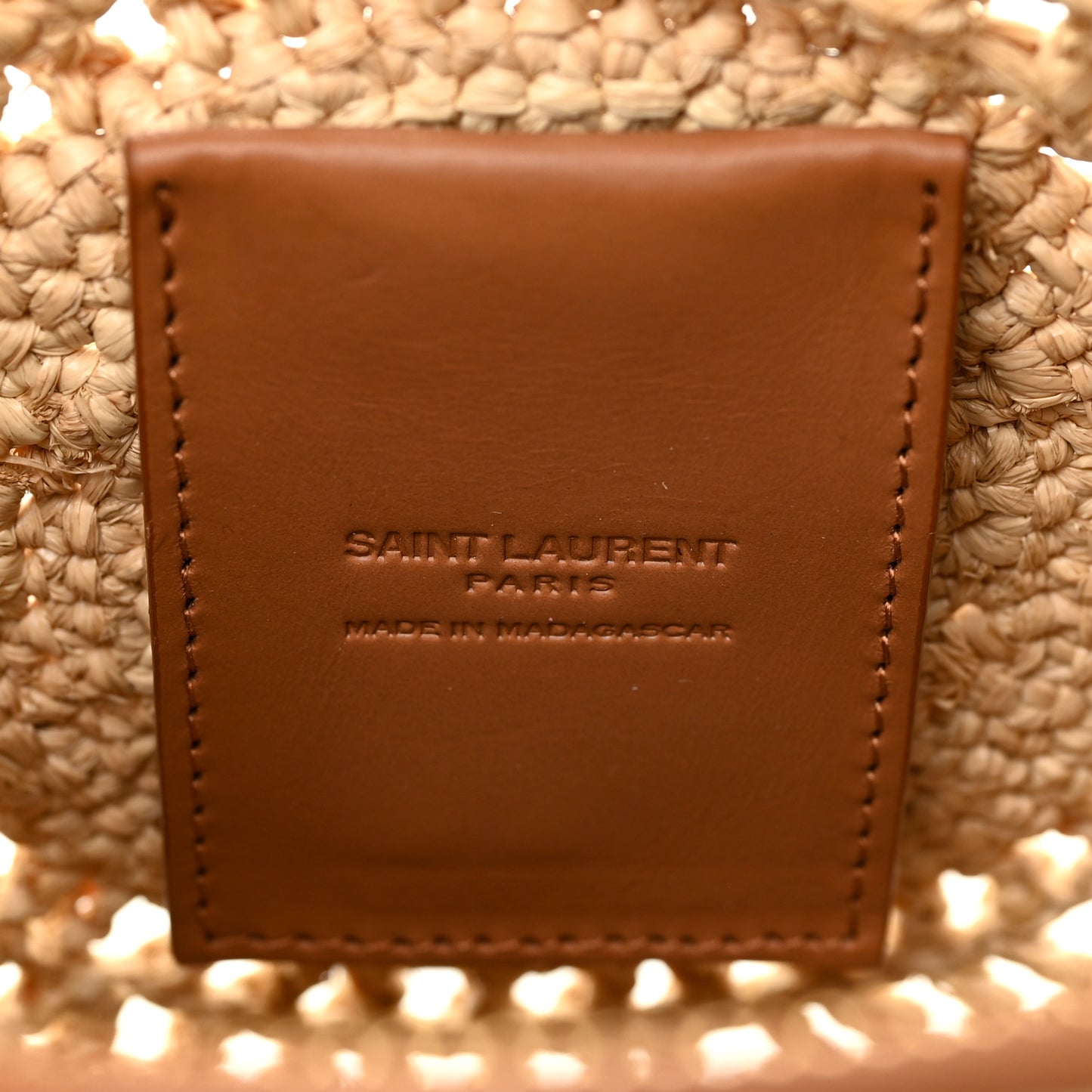 Raffia Sac Round Naturel