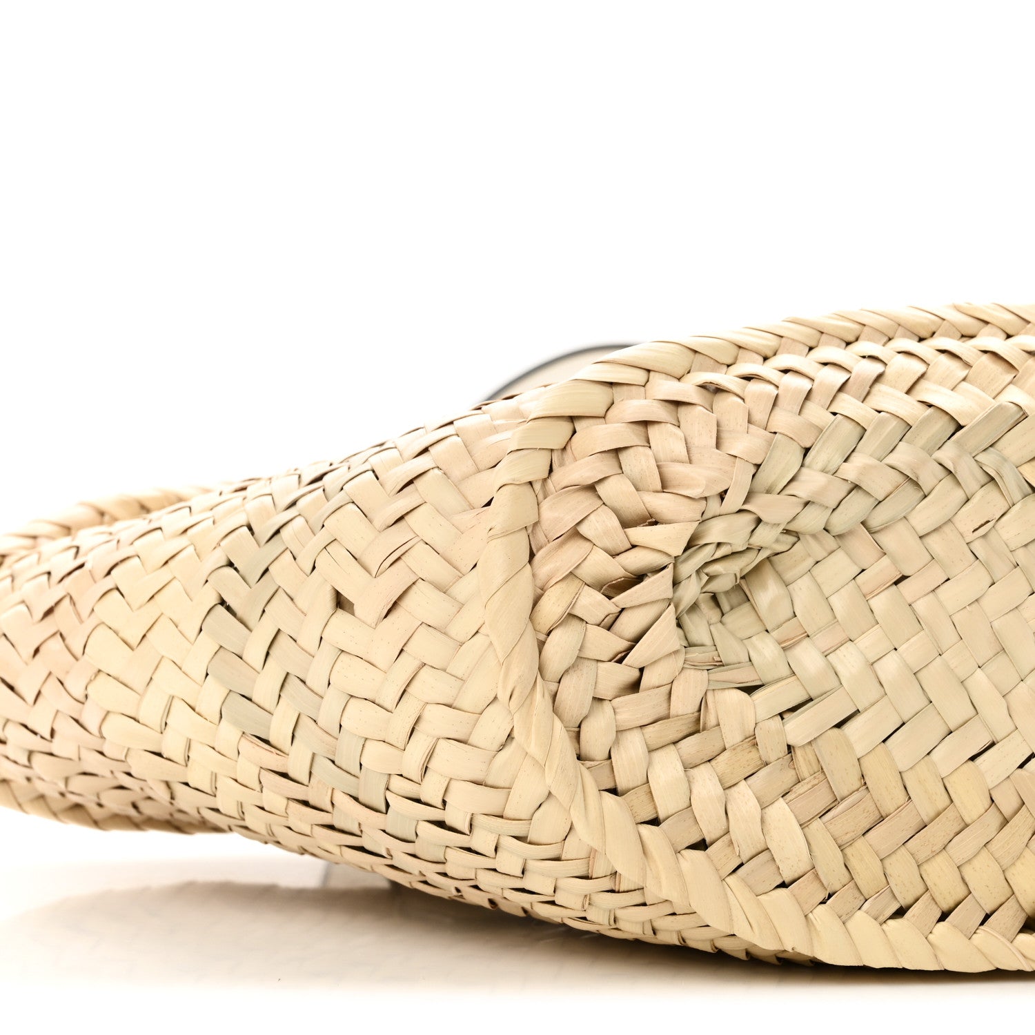 Loewe Raffia Mini Basket Tote Bag Natural White 8 of 9