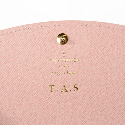 Louis Vuitton Damier Ebene Caissa Wallet Rose Ballerine 5 of 7