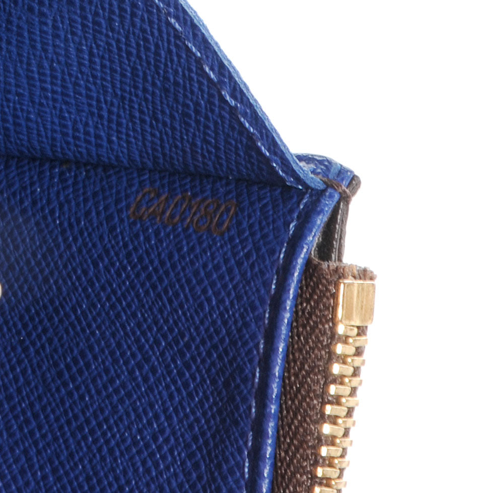 Monogram Emilie Wallet Blue