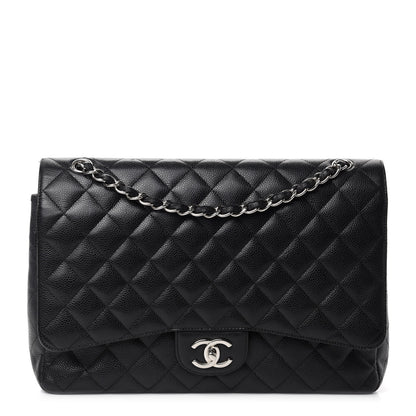 Chanel Caviar Quilted Maxi Double Flap Black 1 of 13