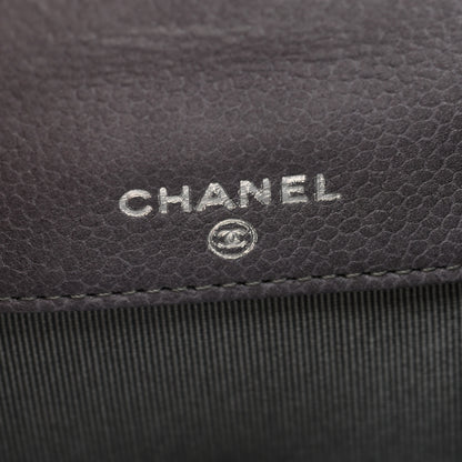 Chanel Caviar Timeless CC Compact French Wallet Grey 6 of 7