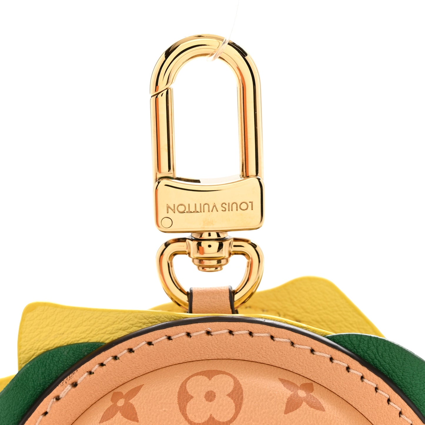 Monogram Calfskin Burger Pouch Bag Charm