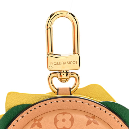 Louis Vuitton Monogram Calfskin Burger Pouch Bag Charm 3 of 5