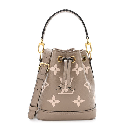 Louis Vuitton Empreinte Monogram Giant Nano Noe Tourterelle Creme 1 of 9