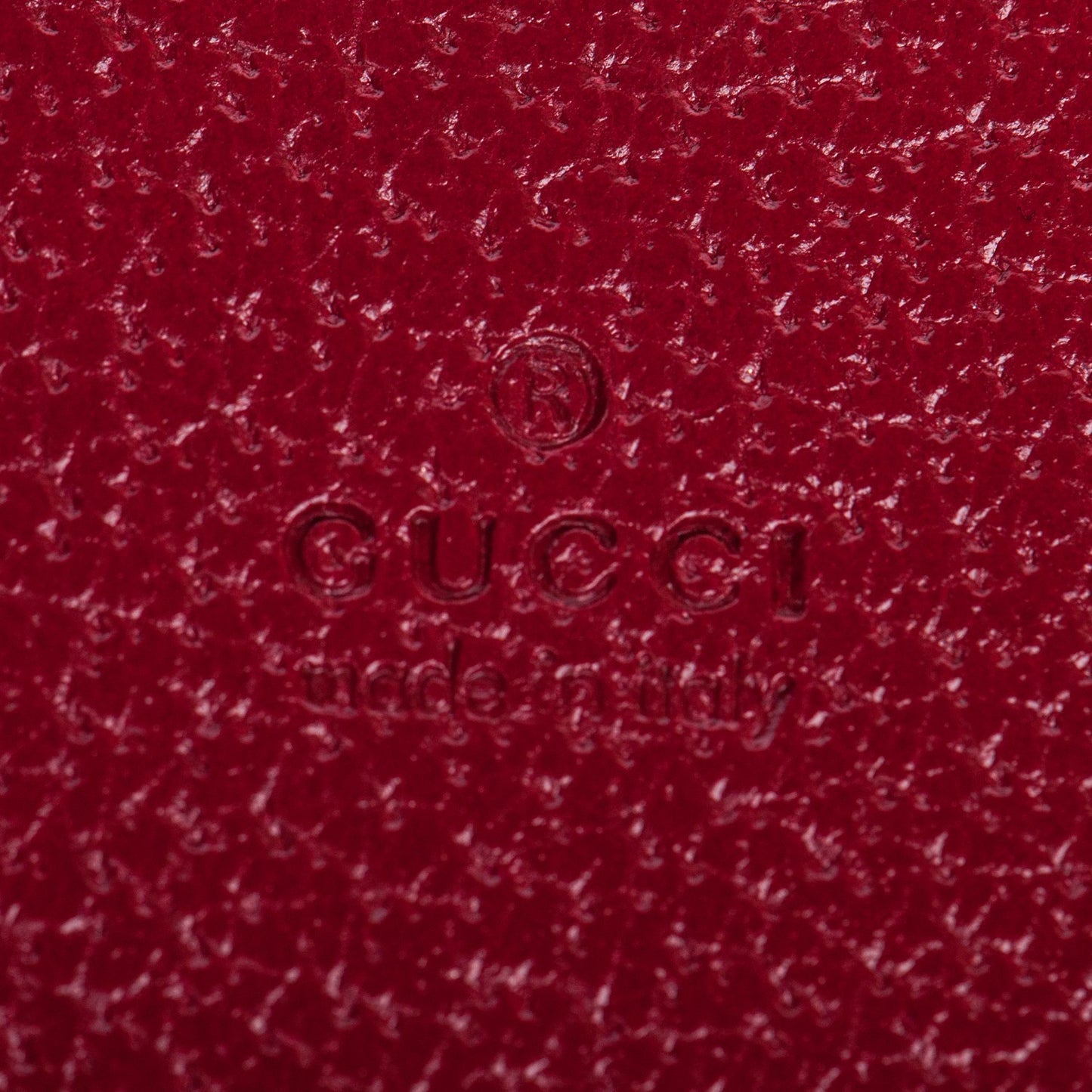 GG Supreme Monogram Tian Card Case Beige Multicolor Red