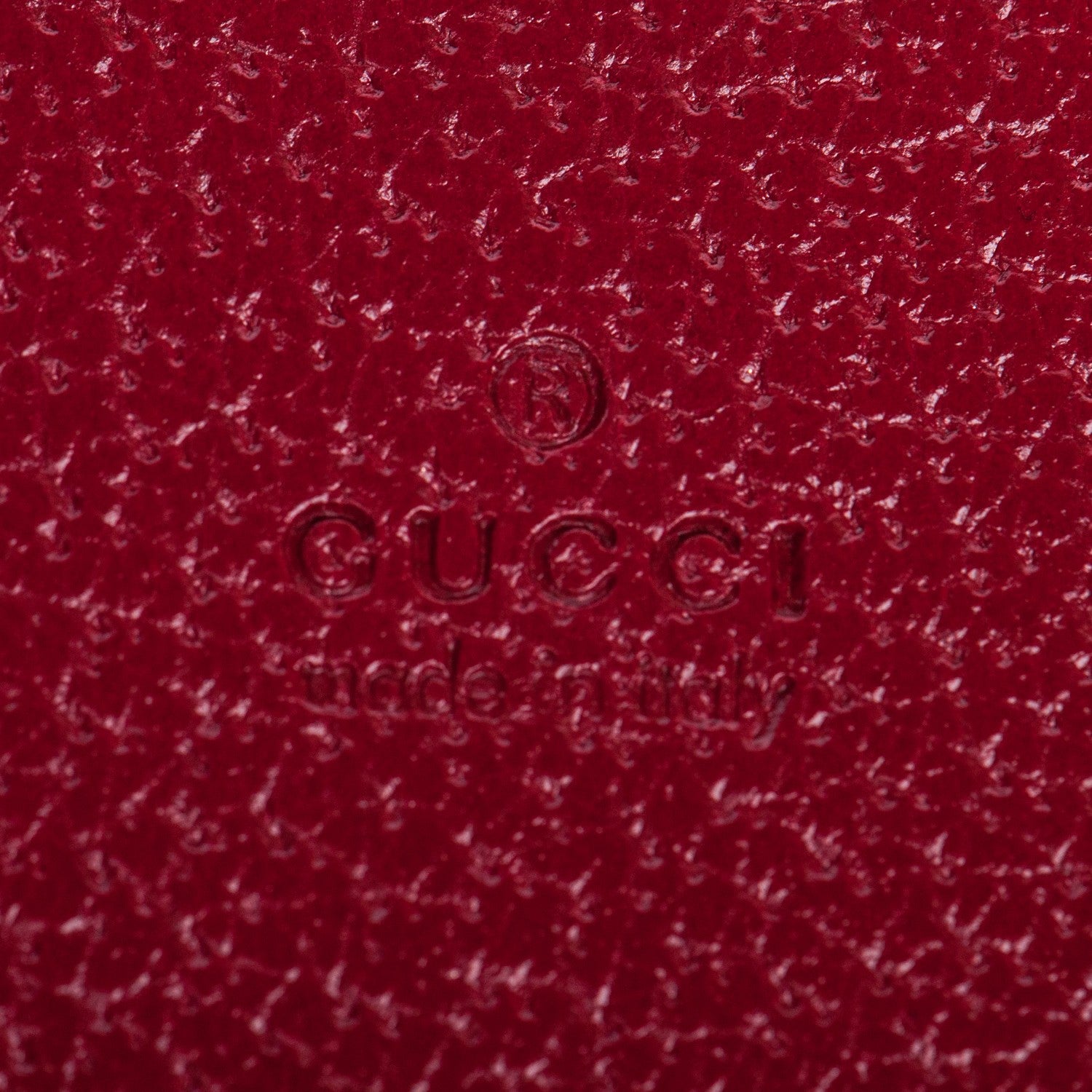 Gucci GG Supreme Monogram Tian Card Case Beige Multicolor Red 6 of 7