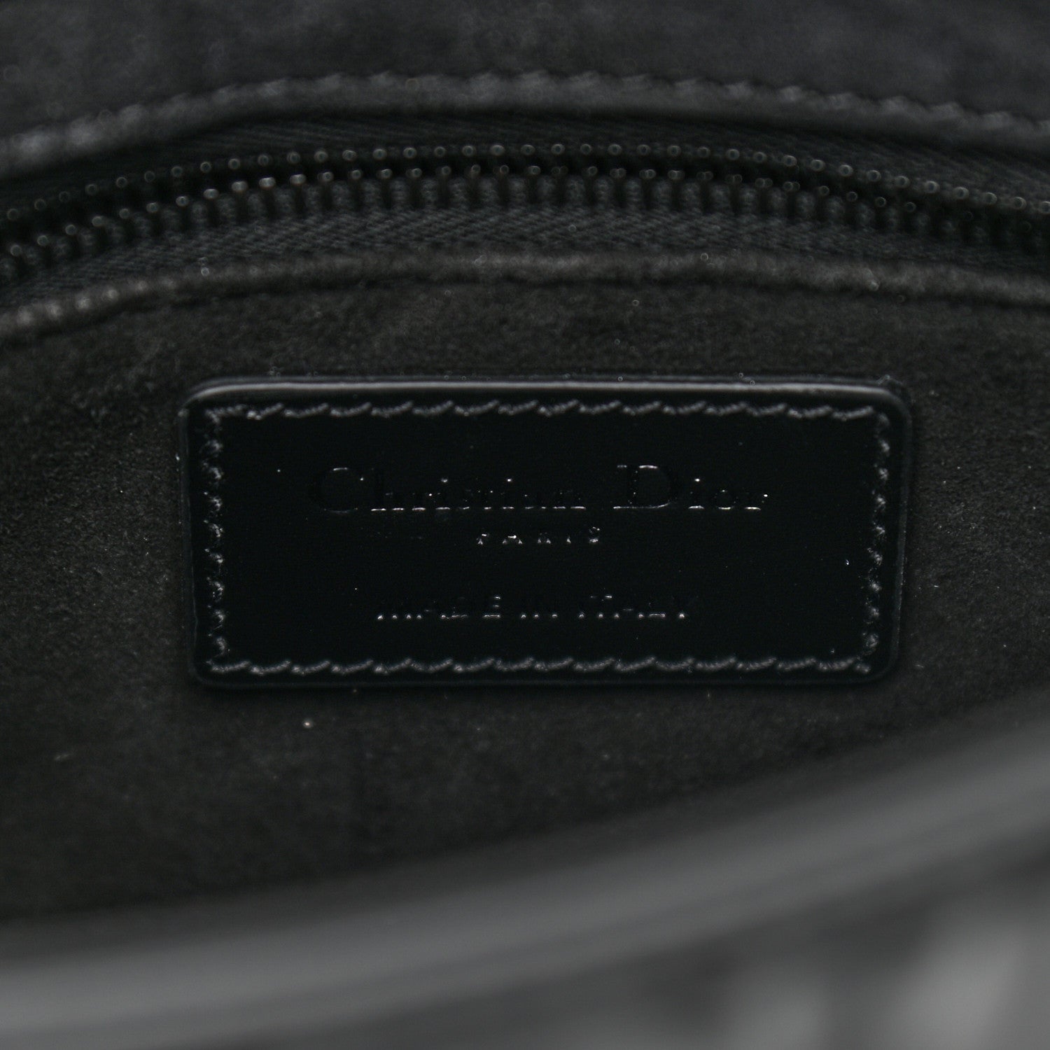 Christian Dior Calfskin Cannage Diamond Small My ABCDior Lady Dior Black 6 of 10