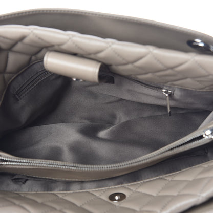 Chanel Lambskin Quilted Large 7 Tote Taupe 5 of 13