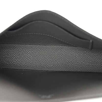 Hermes Box Hermesnap Wallet Black Gris Meyer 13 of 31