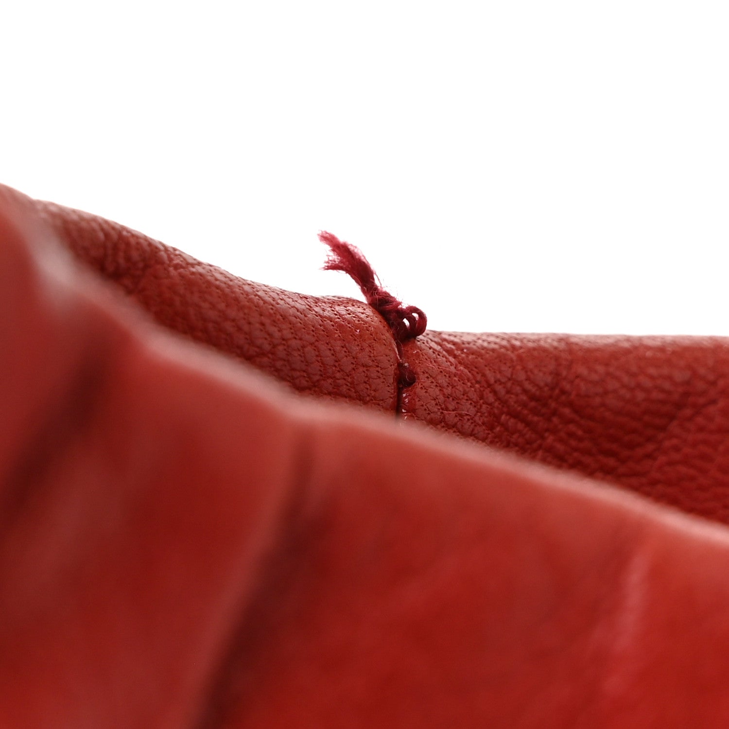 Saint Laurent Calfskin Horn Mini Mombasa Hobo Red 11 of 11