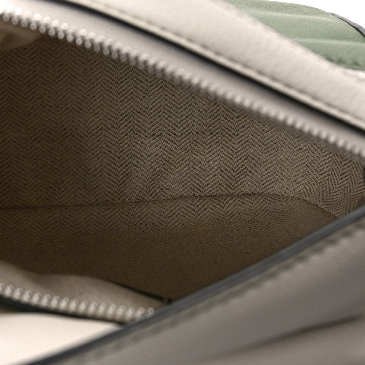 Calfskin Mini Puzzle Bag Soft White Rosemary