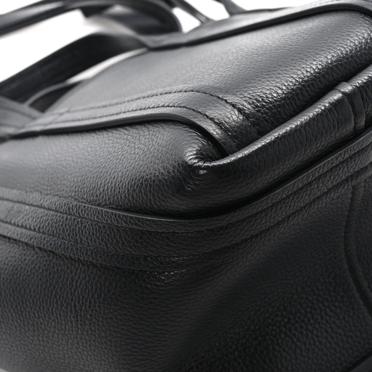 Grained Calfskin XS Everyday North South Shoulder Tote Bag Black