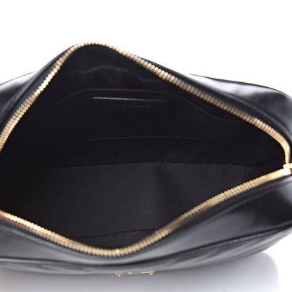 Saint Laurent Calfskin Matelasse Monogram Lou Camera Bag Black 5 of 10