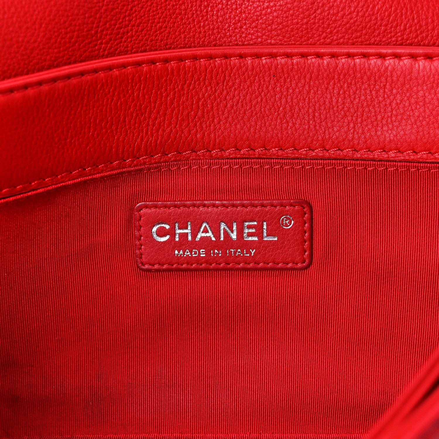 Chanel Calfskin Medium Boy Reverso Flap Red 8 of 13