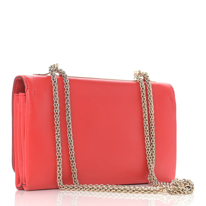 Valentino Garavani Nappa Va Va Voom Shoulder Bag Deep Orange 2 of 8