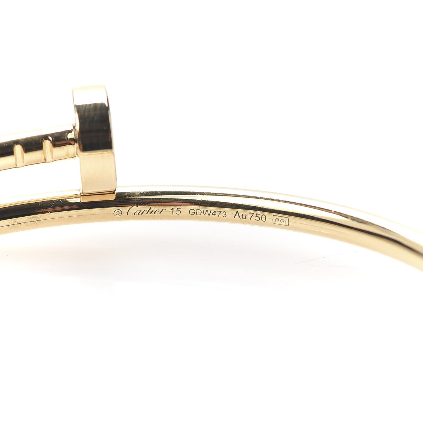 18K Yellow Gold Small Juste Un Clou Bracelet 15
