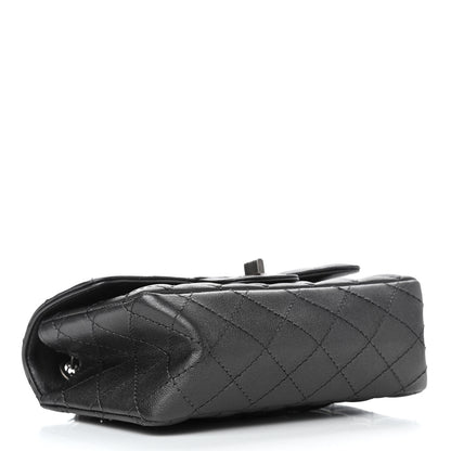 Chanel Metallic Sheepskin Quilted 2.55 Reissue Mini Flap Black 3 of 9