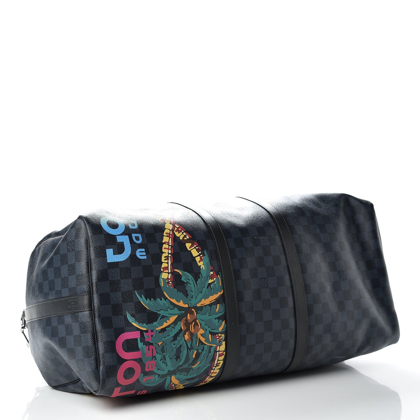 Damier Cobalt Jungle Keepall Bandouliere 55