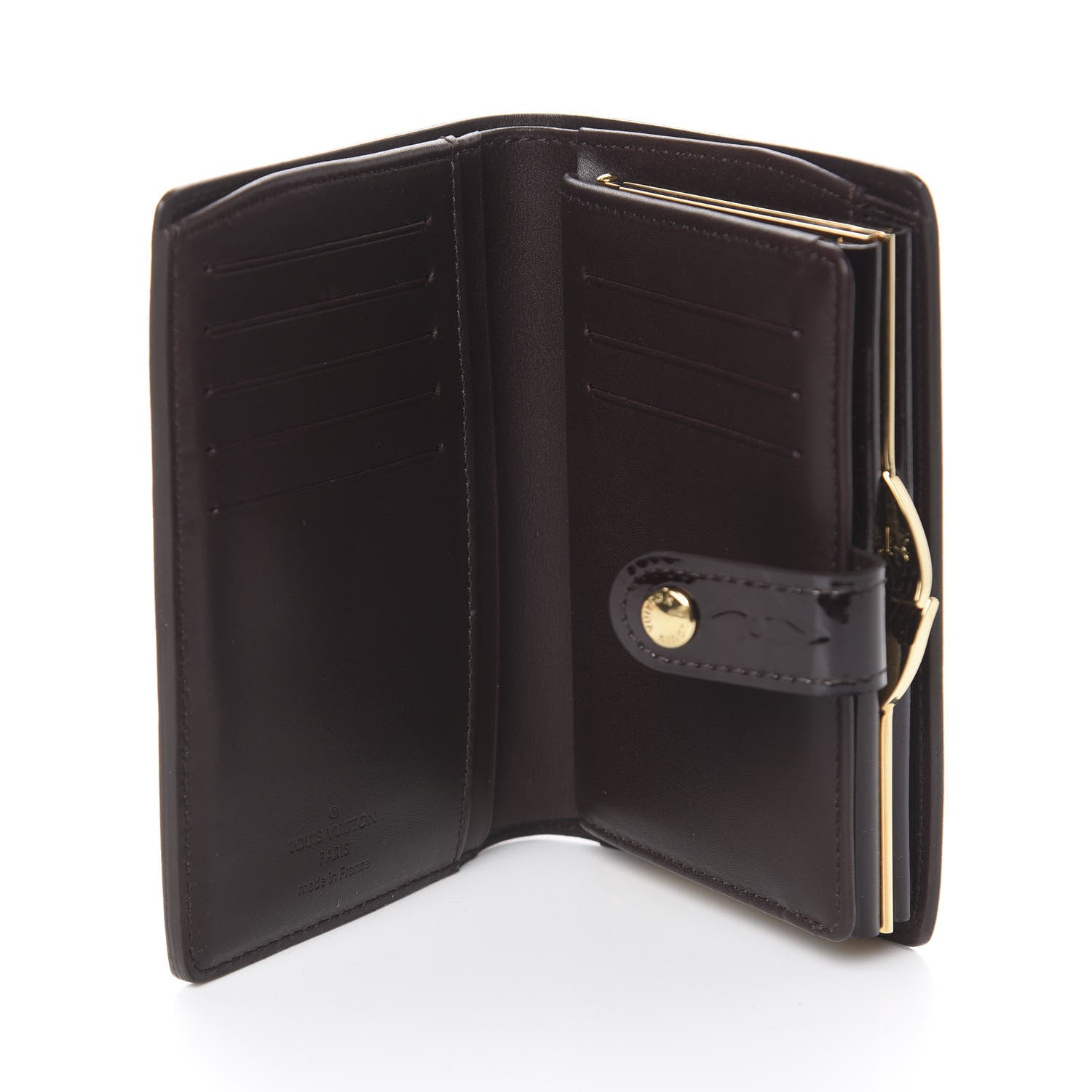 Louis Vuitton Vernis French Purse Wallet Amarante 5 of 6