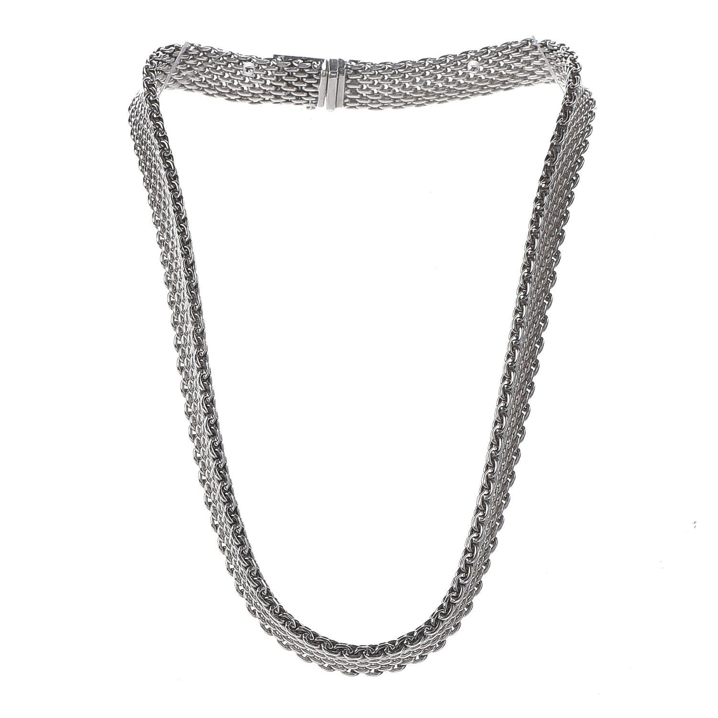 Sterling Silver Somerset Mesh Necklace