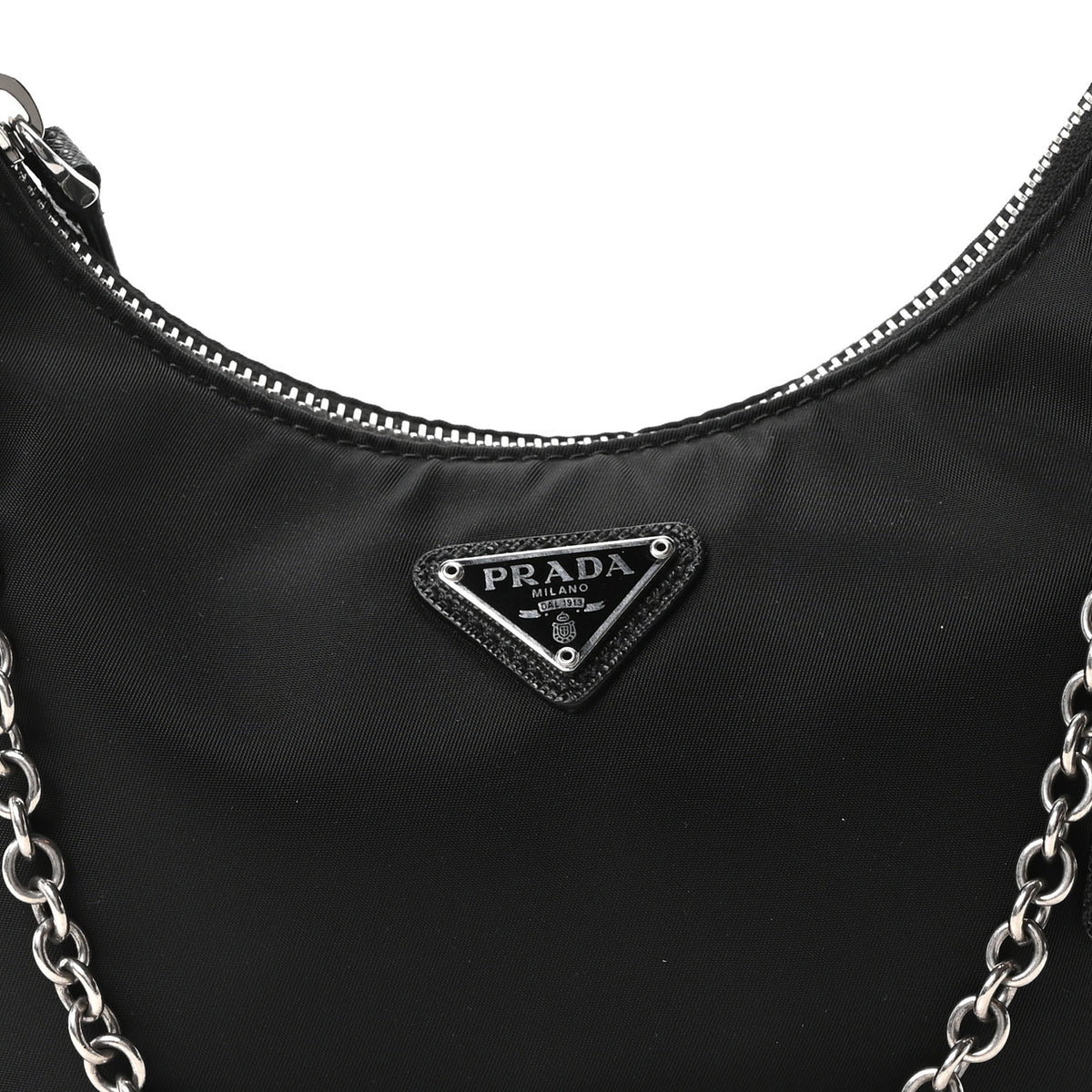 Re-Nylon Saffiano Re-Edition 2005 Shoulder Bag Black