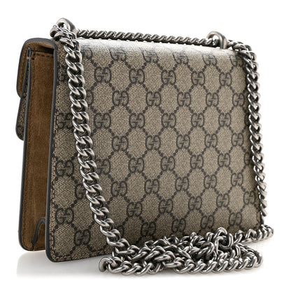 Gucci GG Supreme Monogram Mini Dionysus Shoulder Bag Taupe 3 of 11