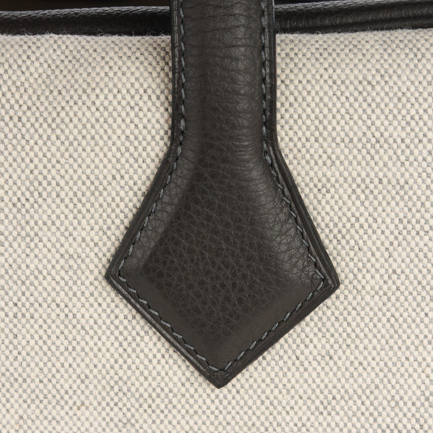 Hermes Toile Taurillon Clemence Victoria II 43 Ecru Graphite 11 of 16