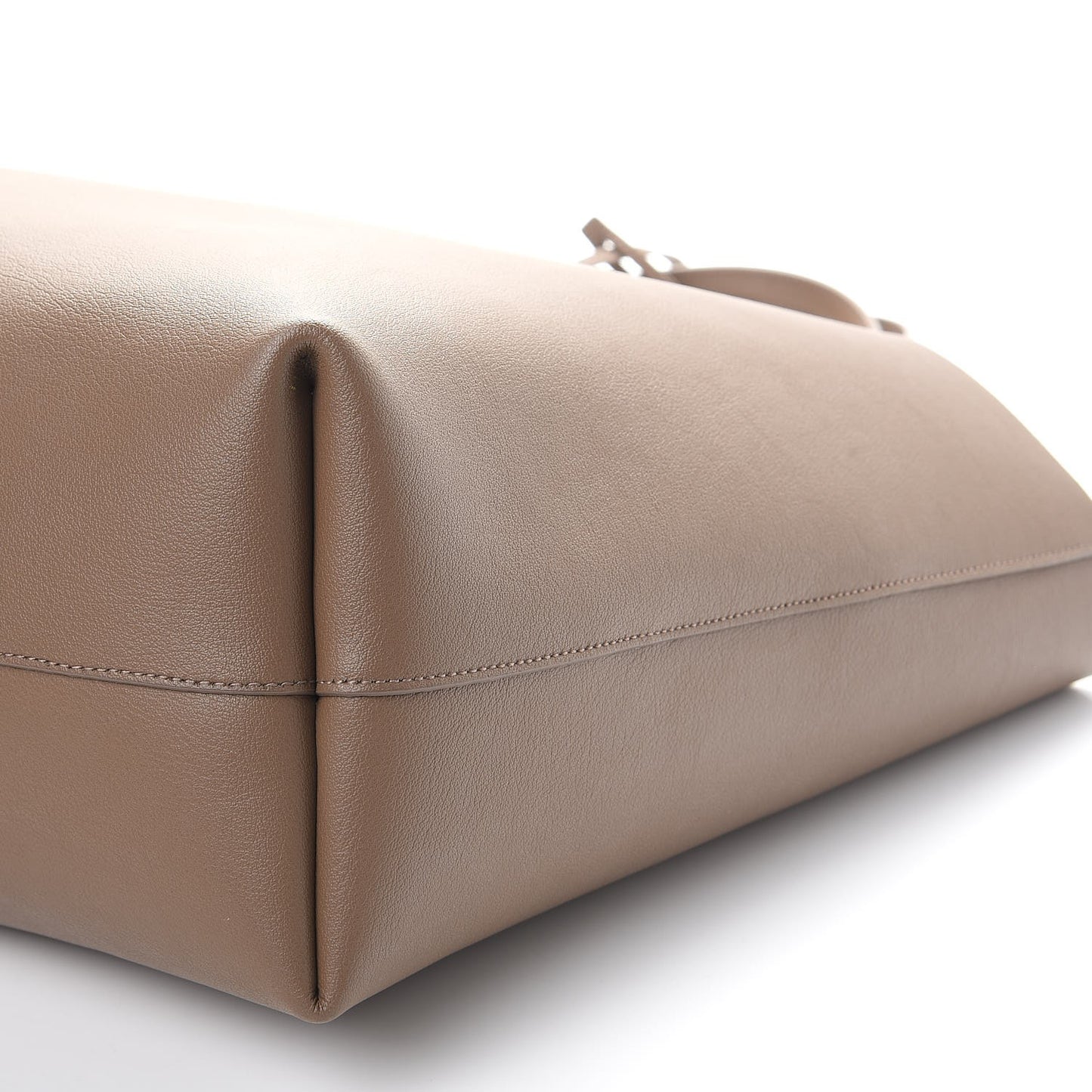 Calfskin Large Shopping Tote Taupe